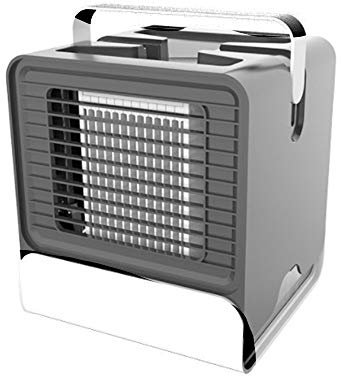 Air Cooler Portable Ice Cube Arctic Fan Air Conditioner Humidifier Purifier And Aroma Diffuser Evaporative Cooler With Water Tank For Home And Office