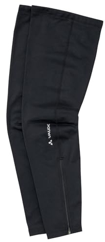 VAUDE Leg Warmer II - Wärmende Beinlinge - Atmungsaktiv, Elastisch, Schnelltrocknend, black uni, XL