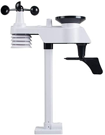 ISAFIX Stazione metereologica Stazione meteorologica WiFi Wireless Indoor Outdoor Internet Multifunzione umidità Pressione Anemometro Vento Sensore Pioggia FT021T