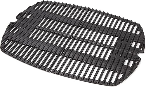 Vnierxful 7645 Grillrost Gusseisen Ersatzteile Zubehör für Weber Q200, Q220, Q2000, Q2400 Gasgrill, 54,6 x 38,8cm Grillplatte Zubehör für Weber 7645 7583 65811 69935, 2Pack