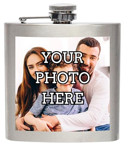Petaca personalizada de acero inoxidable de 6 onzas, 6 onzas, regalos de padrinos de boda, regalos de whisky para hombres, frascos para licor para hombres, frascos para bebidas alcohólicas para