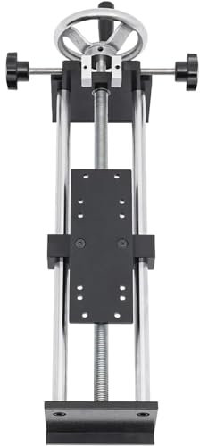 Horizontal Force Gauge Test Stand, 500N Push-pull Dynamometer Tester, Maximum Clamping Opening: 20mm/0.79inch, Manual Horizontal Spiral Test Stand, for Industrial, Commercial, Lab