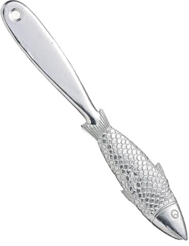 Fish Scaler, Aluminium, 22 cm, Silver