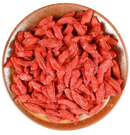 El Té De Hierbas Gouqi Nutre El Hígado El Fruto Seco Del Té Natural Orgánico Ningxia Wolfberry Con Aroma a Bayas De Goji Es Dulce Y Masticable Ideal Para Cocinar Sopas Y Bebidas De Frutas (250g)