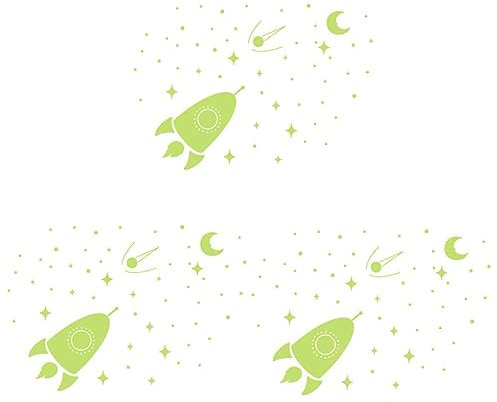 ifundom 3 Sets Stars Ceiling Stickers Glow in The Dark Moon Decorations Decal Kids Room Removable