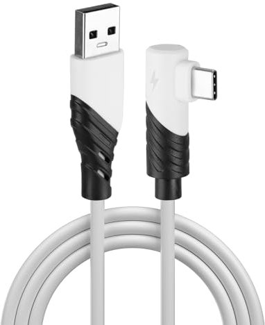 Verbindungskabel für Oculus VR-Headset-Kabel, kompatibel mit Meta Quest 2/Quest 3/Pro Pico 4 Link-Kabel, Ladegerät für PC/Steam VR-Spiele, 60 W, schnelles Aufladen, USB 3.2 A auf Typ-C, 5 Gbit/s