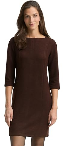 TOM TAILOR damklänning, 39062 – Dark Pecan Brown Melange, 42