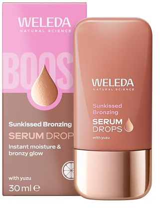 WELEDA - Sunkissed Bronzing Serum Drops - 30 ml - Soin personnalisé - Effet bonne mine - NATRUE - 30 ml