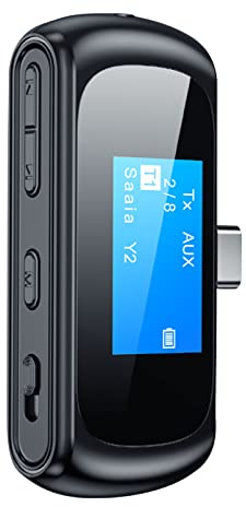 Receptor transmisor Bluetooth 5.0 tipo C 2 en 1 para consola de juegos para PC, portátil, TV, etc. Accesorio