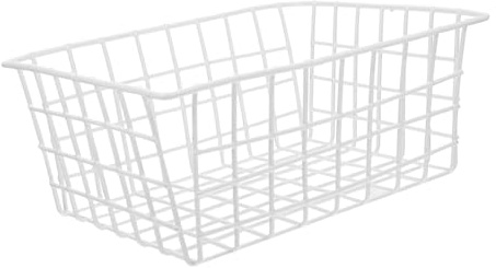 Angoily Panier de Rangement Facile à Déplacer en Fer Léger pour Congélateur et Réfrigérateur pour Fruits et Légumes Cuisine