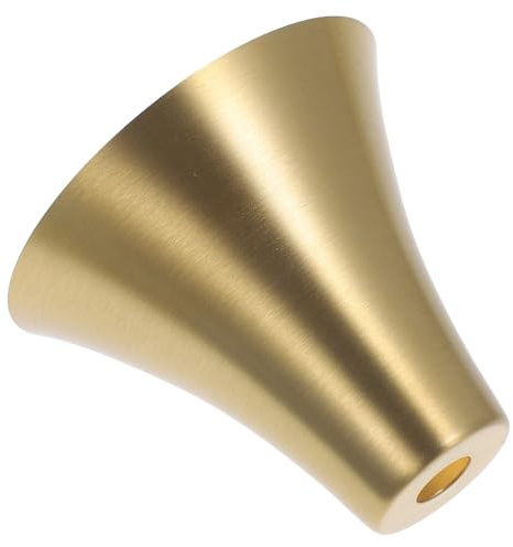 FOMIYES Base per Lampada in Rame E27 Colore Oro, Coppa Porta Lampada Decorativa e Protettiva per Lampade da Tavolo da Terra, Diametro Foro 10mm