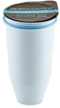 Culligan Zerowater 5-Stage water filter Replacement, IAPMO Certified to reduce PFOA/PFOS, Fluoride, Lead, Chromium and other heavy metals- 0 TDS, BPA Free, 1-Pack