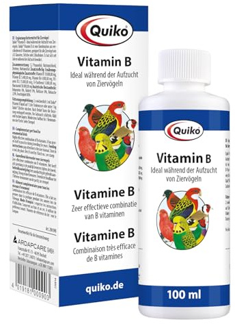 Quiko Vitamin B 100ml - Idealisk vid uppfödning av sällskapsfåglar