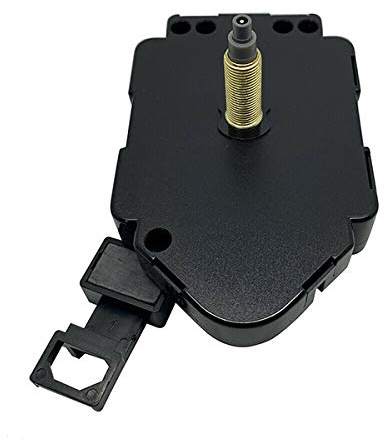 Quarz-Pendeluhrwerk, 3,6 mm und 5,5 mm Zeigerlöcher (extra lang, 19 mm Goldgewinde)