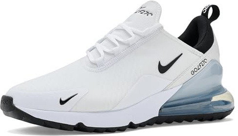 Nike Air Max 270G, golfskor för män, svart/vit, 44,5 EU