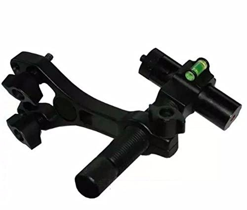 ACCMOS Compoundbogen Laservisier Aluminium Bogensport Zentrum Laser Aligner mit 360 Grad Rotierender Kopf und Körper, Jagd und Schießübungen Bogenzubehör