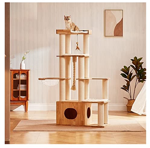 luckxuan Kratzbaum/Kratzbäume Katzenbox, die Katzen-Klettergerüst stapelt, große Katzenstreu, Kratzbaum, EIN Katzenrahmen, Raumkapsel, Heimtierbedarf Katzen Kratzbäume