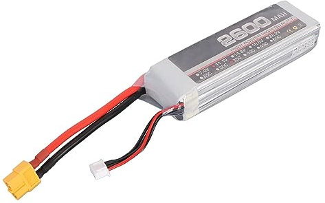 VGEBY RC 3S RC Lipo Akku, 11,1 V 35 C 2600 MAh Akku für Rennflugzeuge, Quadrocopter, Hubschrauber, Flugzeuge, RC-Boote (XT60)