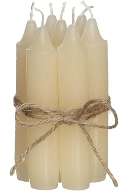 Comforder Ljusset 7 Delar, Stavljus 11 cm och Bordsljus, Creme