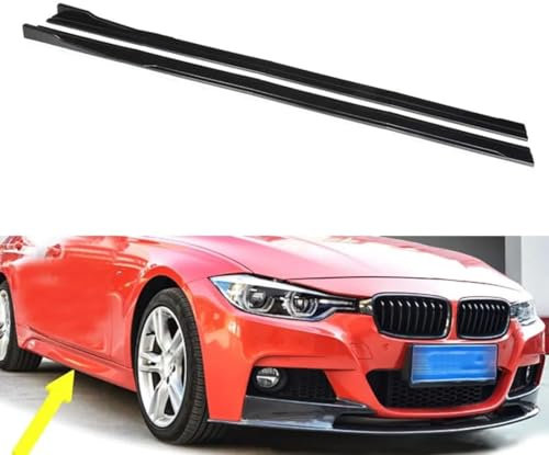 Auto-Seitenschweller für BMW F30 3 Series M Style 2012-2018, Seitenschweller-Verlängerung, Rocker-Panel-Splitter, Styling-Zubehör,Carbon Fiber Look
