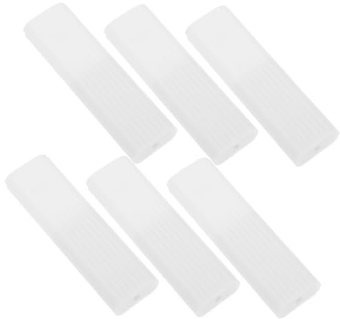 ETHZZLE 6pcs Curtain Hook Handles Blind Weights for Vertical Blinds Cord Glider Hooks Minimalist Design