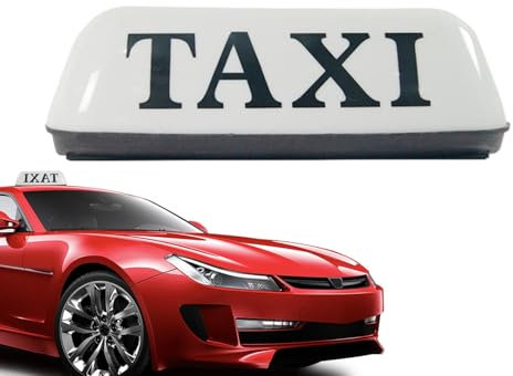 Generisch Taxi Schild - Taxi-Schilder Autos, Auto Taxi Licht | Retro Fahrerhausdach Lichtspaß, Gut Sichtbares Schild, Licht Für Sichere, Carfu Auto Liefert Taxi-Lichtkuppel, Taxi-Auto-Licht