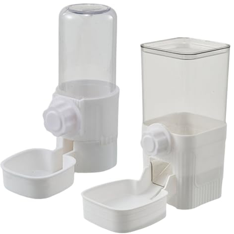 Distribuidor de Agua para periquitos: Botella de pájaros Transparentes, Tanque práctico para Recoger la Jaula | de distribución de Agua Duradero e Impermeable, Accesorio de riego Limpio para