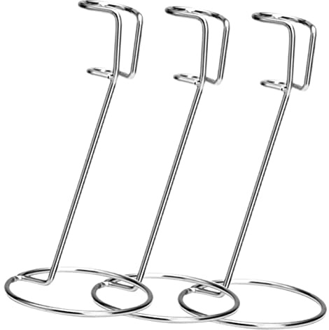 Sosoport 3 Piezas Soporte para Batidor de Mano Inoxidable Rack Versátil para Espumador de Leche y Batidora de Huevos Práctico y Fácil de Limpiar para Cocina y