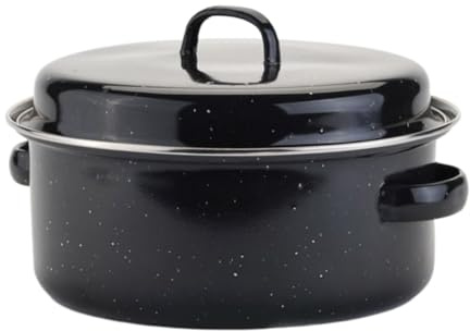Healifty Teglia Rotonda Coperta Pentola Versatile Per Arrosti Teglia Per Castagne Cinesi Al Forno Antiaderente Facile Da Pulire