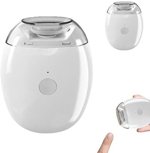 Universeller Automatischer Nagelschleifer,Elektrische Nagelfeile mit LED-Licht & 3 Gesch,Wiederaufladbare Elektrischer Nageltrimmer, Automatische Fingernagel Grinder Für Familie (1 STK)