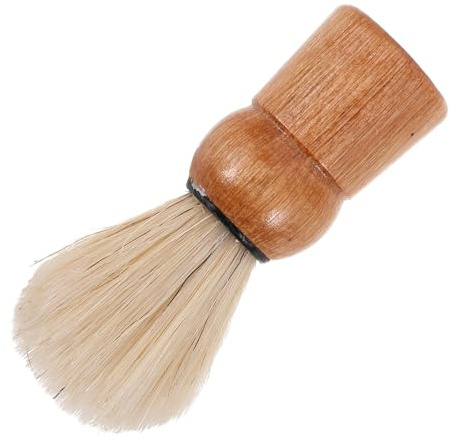 Brosse à Barbe Rétro à Manche en Bois, Poils Bristles pour Rasage | Usage Maison et Voyage, Légère et Solide, Facile à Nettoyer, Finition Soignée