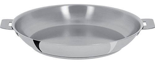 Cristel - P26Q- Poêle inox 26cm sans poignée amovible - Collection Mutine.