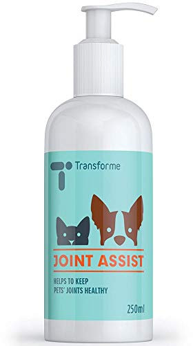 Transforme Joint Care Supplement for Dogs and Cats, Joint Assist High Strength Glucosamine, Chondroitin, MSM, Cod Liver Oil Plus Vitamins A, C & E, 250ml