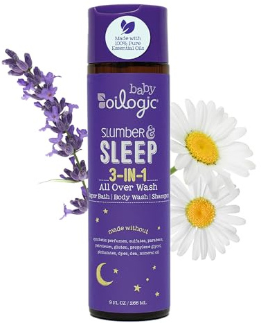 Slumber & Sleep Essential Oil Ånga Bath för Baby och småbarn 220 ml av Oilogic