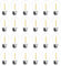 Jslinter 24-Pack lampadine LED S14 da 1 W, lampadina di ricambio per luci per esterni, bianco caldo 2200 K