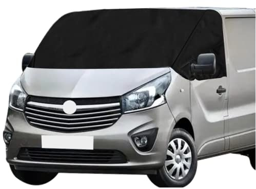 CICMOD Housse de Pare-Brise Avant pour fenêtre de Transporteur Vivaro Trafic Housse de Protection de Pare-Brise Avant Protection Contre la Glace Anti-Neige Soleil Frost Fust