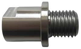CLAHJQX Holzbearbeitung Drehmaschine Kopfplatte Spindel Adapter, 1 Zoll 8TPI auf 5/8 Zoll 45 Stahl Drehmaschine Spindel Adapter für Holzbearbeitung