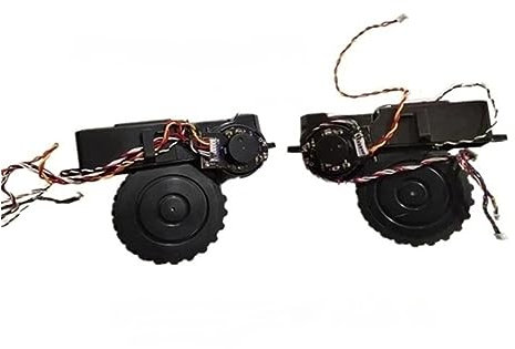 Lipski Ruedas Izquierda y Derecha for aspiradora, Accesorios de Ruedas compatibles con repuestos de aspiradora Conga 3090 3092 S3090 (Color : Black Right and Left)