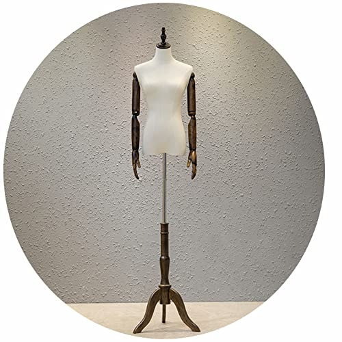 schneiderpuppe Schneiderpuppe Damenbüste Weiblich, Schneiderbüste Weibliche Mannequin Torso Einstellbar Männchenkörper für Displays Damen Schmuck Torso-Modell mit Stativständer for Clothing Shop Dress