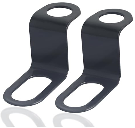 2PCS Motorbike Lights Mounting Brackets,Black Stainless Steel Motorcycle Turn Signals Holder Fits ATV Dirt Bike Scooter Electric Motorbike,Compatible with Suzuki Harley Honda Kawasaki