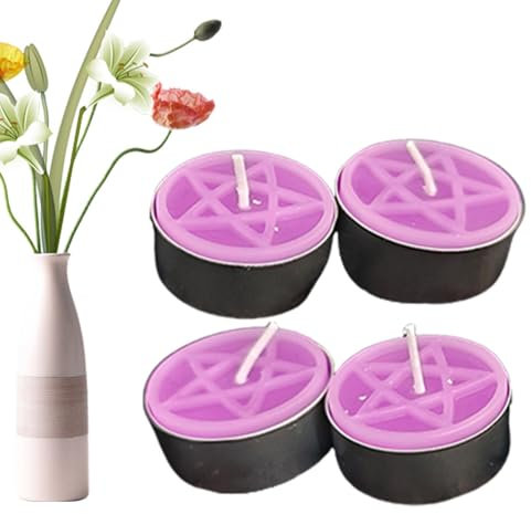 Velas perfumadas para calentar té, velas ligeras de té,Velas ligeras de té aromáticas de colores | Velas candelitas relajantes de larga duración para pintura de meditación y relajación