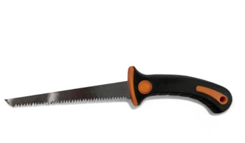 Briconess.com Seghetto per cartongesso Lama 180 mm Denti affilati Impugnatura ergonomica Taglio preciso Versatile per lavori edilizia Fai da Te