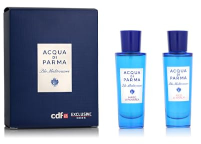 ACQUA DI PARMA Blu Mediterraneo Set Regalo Mirto De Panarea Edt, con prodotti coordinati, 30ml + 30ml