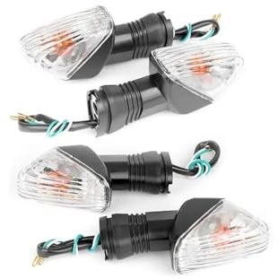Luz Señal Giro Luz Intermitente para Motocicleta para para Ni&nja ZX-6R ZX-10R ZX-10RR 1000 650R Z750 Z1000 Lámpara Indicadora De Luz Delantera Y Trasera