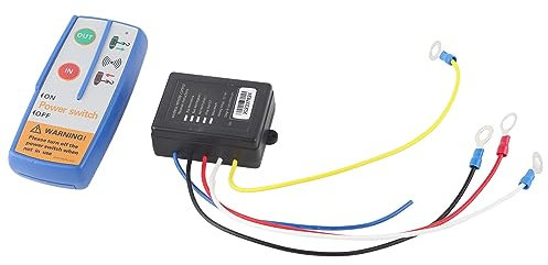 Kit de récepteur de télécommande sans fil treuil, émetteur électrique de 12 V pour camion ATV SUV, batterie alcaline incluse, portée de 12 m