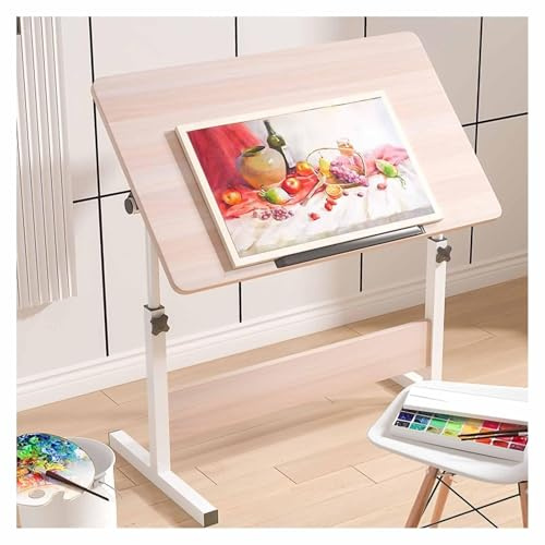 Tavolo da disegno – Extra Large regolabile in altezza inclinabile tavolo da disegno per studio, artigianato artistico e scrittura