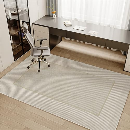 Odot Alfombra para Silla de Escritorio, Estudio Alfombra Protectora Suelo Silla Ruedas Antideslizante Gaming, Tapete de Protección de Oficina, para Parqué Suelos Duros (Estilo japonés 3,80x120cm)