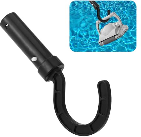 Nogeqi Gancho para robot de piscina de PET, accesorio universal gancho para robot de limpieza de piscina, gancho para barra de piscina, limpiador de piscinas, compatible con robots de piscina