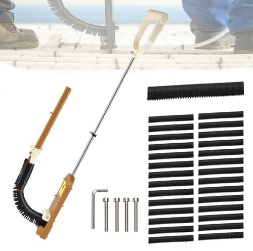 Tackergerät für Fußbodenheizung, Tackergerät mit 1650 Stück 20mm Tackernadeln für Fussbodenheizung Tacker für Clips Fußbodenheizungsrohr Tackergerät für Rohrhaltern des Fußbodenheizung