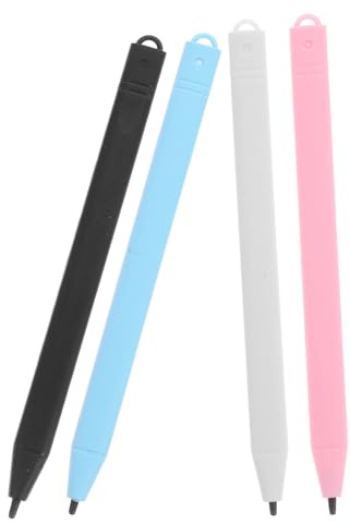 OFFSCH 4pcs Stylus Pen Set for Lcd Writing Tablet Lightweight Plastic Replacement Stylus Pen Universal Compatibility Kids Drawing and Learning